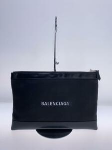 BALENCIAGA◆セカンドバッグ/キャンバス/BLK/373834・1000・S・568024