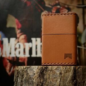 【 特別出品 】1円スタート 完全未使用 2018年 マールボロ誕生100周年Marlboro 100thAnniversary Zippo 本革 レザージッポー