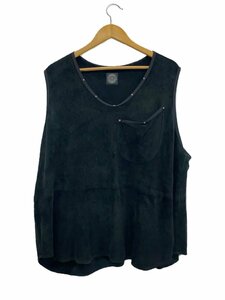 Porter Classic◆ベスト/3/羊革/BLK/無地/SUEDE VEST