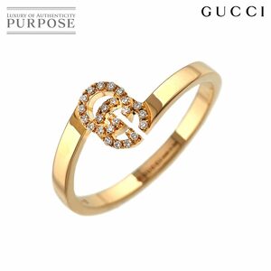 グッチ GUCCI GGランニング #15 リング ダイヤ K18 YG イエローゴールド 750 指輪 Diamond Ring 90252190