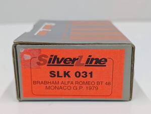 PN18A◆TAMEO Sliver Line 1/43 タメオ SLK 031 ブラバム BT48 アルファロメオ Brabham AlfaRomeo N.ラウダ/N.ピケ 1979 モナコ Monaco GP