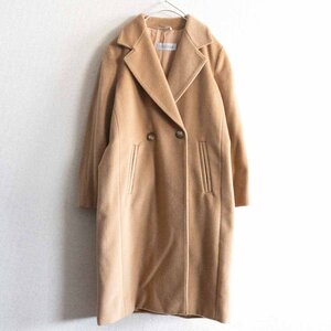 【最高級】 MAX MARA【ウール×カシミヤ コート】40 マックスマーラ 2312184