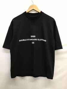 20240625【DOUBLE STANDARD CLOTHING】ダブルスタンダードクロージング DSC 25th Anniversary Tシャツ ブラック 0208-450-241
