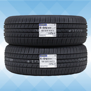 195/55R16 87V GOODYEAR グッドイヤー EFFICIENT GRIP ECO EG01 24年製 正規品 送料無料 2本税込 \18,700より 1