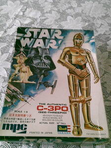 ビンテージ プラモデル 1/8スケール 【スターウォーズ C-3PO】 Revell TAKARA 未組み立て 箱有 1977年 玩具 STAR WARS コレクション 未使用