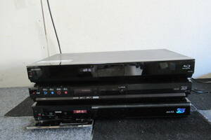 棚6.SHARP　BD-H30/2011年製、BD-HDW75/2011年製、BD-S520/2013年製　ブルーレイディスクレコーダー　3点セット