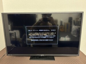 A2　SHARP　シャープ　2T-C32DE　AQUOS　アクオス　液晶テレビ　2023年製　TV　映像機器　通電確認済み　現状品