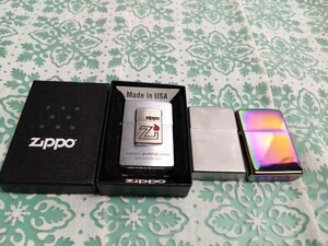 ● 1995年製 WIND PROOF MiNi Zippo ミニ ジッポー【Z】ロゴ デザイン オイルライター BRADFORD.PA.16701 他 3点セット 中古 ④ 