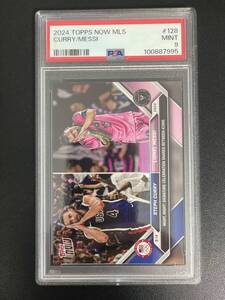 メッシ カリー 2024 Topps Now MLS Stephen Curry Lionel Messi ゴールパフォーマンス サッカー NBA バスケ カード PSA鑑定済み