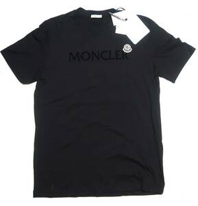 ＜送料無料・新品＞＜53,900円＞＜MONCLER＞モンクレール F/LOGO クルーネックTシャツ サイズ：Ｍ カラー：黒/UNITED ARROWS