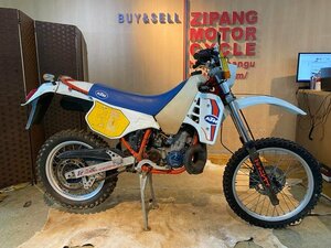 □ 超希少 KTM 250MX モトクロス ホワイト レース車に公道装備装着 パーツ取り 部品取り車 ベース車 バイク 札幌発★