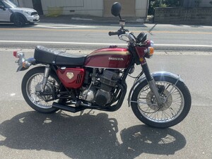 予備検査付き 。人気のCB750k1。ビックヘッド。K4エンジン。CB750four.売り切り。即決はマッチングクランクケースプレゼント。