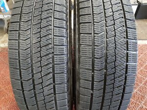 パF5060②■185/65R15 88Q　2本のみ　BRIDGESTONE BLIZZAK VRX2　送料無料 冬 ’21年 7.5分山 デミオ アクア フリード シエンタ ノート