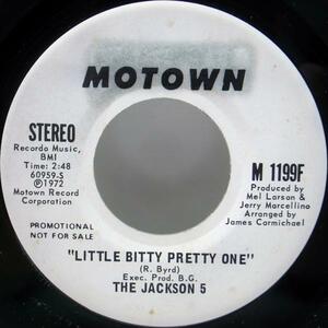 7 プロモ・オンリー MONO & STEREO オリジナル JACKSON 5 Little Bitty Pretty One (