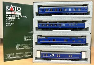 【新品未使用】 KATO HOゲージ 3-515 24系 寝台特急 北斗星 4両基本セット