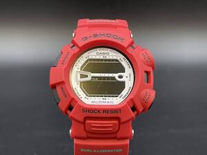 【未使用】G-SHOCK G-9000MX-4JF MUDMAN マッドマン Gショック レッド クォーツ 2009年 CASIO カシオ 希少 J1