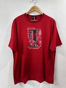 カラー KOLOR 度詰め天竺プリント TEE 3 赤 半袖Tシャツ