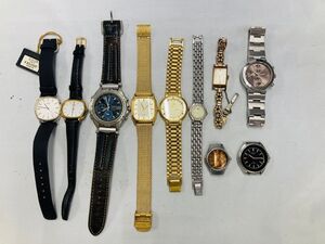 kmm20▼腕時計 10点おまとめ/レディース メンズウォッチ SEIKO.CITIZEN 未稼働 ジャンク時計▼