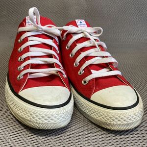 S9 converse コンバースオールスター スニーカー　CONVERSE 赤 26.5センチ ベトナム製