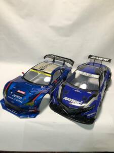 タミヤ ボディ 1/10RC ツーリング用　レイブリック NSX-GT と BRZ-GT　2枚