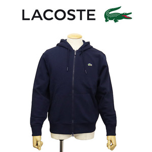 LACOSTE (ラコステ) SH6923 プレミアム スウェット ジップフーディー LC333 166ネイビー 4-M