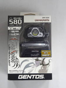 (く-L-8034)GENTOS ジェントス LEDヘッドライト DRF-333D ドラグフォース Drag Force 580ルーメン 乾電池式 未使用 未開封 保管品