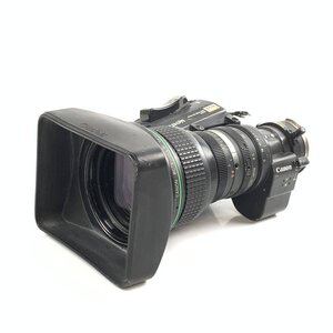 Canon CCD 14x ビデオズームレンズ 本体レンズ: J14ax8.5B4 IRS SX12/1：1.7/8.5-119mm レンズフード/UVフィルター付●動作未確認品【TB】