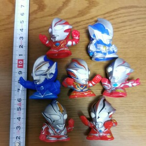 ウルトラマンメビウス ウルトラマンヒカリ ウルトラマンショップ フェニックスブレイブ 等 絶版指人形 ソフビ フィギュア セット