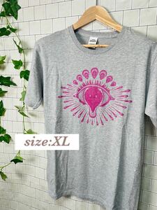 ユニセックス THE YELLOW MONKEY イエモン メカラ ウロコ Tシャツ グレー サイズXL 半袖 バンドT 280924-007