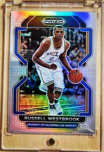 2022 -23 Panini Prizm Silver RUSSELL WESTBROOK / ラッセル ウエストブルック Draft Pick Refractor Holo UCLA