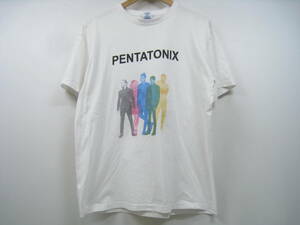 PENTATONIX ペンタトニックス Tシャツ 半袖 JHK ミュージシャンTシャツ 白 ホワイト サイズM