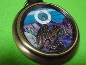 珍品　ＢＥＬＡＭＩ　鷹デザイン　提げ時計