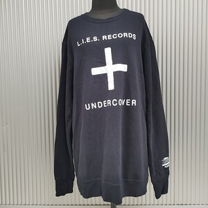 【2020AW】アンダーカバーUNDERCOVER/UCZ9808/L.I.E.S RECORDS/スウェット/トレーナー/3/黒/SJ251/0003/