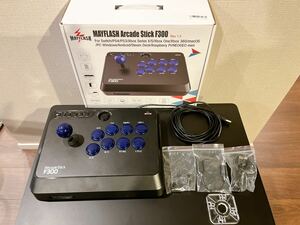 mayflash arcade stick F300 rev1.3 アケコン 完動品 付属品有 ps5対応