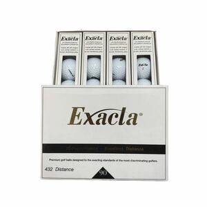 ★ 新品未使用 Exacla プレミアム ゴルフボール 1ダース 12球セット 高級ゴルフボール GOLFBALL