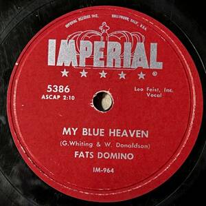 FATS DOMINO IMPERIAL My Blue Heaven/ I’m In Love Again