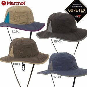 ★マーモット Marmot GORE-TEX ゴアテックス Ｍ 57.5cm ネイビー アウトドア ユニセックス トレッキングハット 帽子 撥水 UPF50+ UV