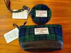 タグ付き新品！Harris Tweed ポーチ2点セット