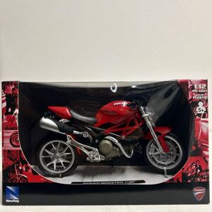 アオシマ NewRay 1/12 DUCATI MONSTER 1100 2010年 Red スカイネット ニューレイ ドゥカティ モンスター 完成品バイク ミニカー モデルカー