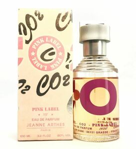 JEANNE ARTHES ジャンヌ アルテス CO2 シーオー ツー ピンク レーベル EDP 100ml ☆残量たっぷり　送料510円