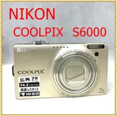 中古✨Nikonニコン COOLPIX S6000デジタルカメラ 7xWIDE