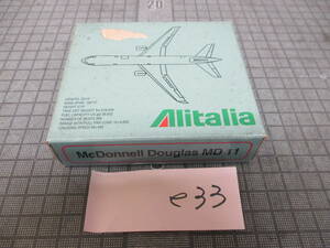 e33　　シャバク(SCHABAK) Alitalia McDonnell Douglas MD11 [943/15]　　