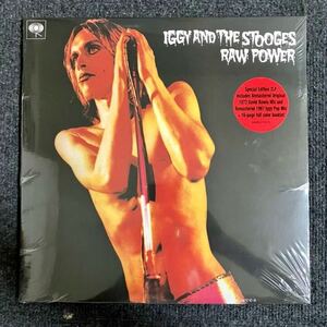 レア未開封シールドデッドストック豪華2枚組見開きジャケット Iggy pop And The Stooges Raw Power 2LP david bowie イギーポップ