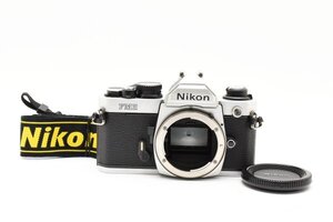 ★超美品　動作確認済★ NIKON ニコン NEW FM2 シルバー フィルムカメラ　モルト新品交換済 防湿庫管理　#B535