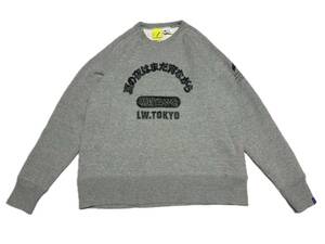 LOOPWHEELER × Bonzaipaint 百人一首 スウェット Mサイズ ループウィラー バンザイペイント 立沢トオル LW01 SWEAT 初期 UNHALFDRAWING