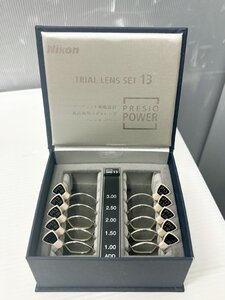 Nikon TRAIAL LENS SET 13 PRESIO POWER 遠近両用　パワーアシスト両面設計　トライアルレンズセット 検眼レンズ視力検査 眼鏡　ニコン