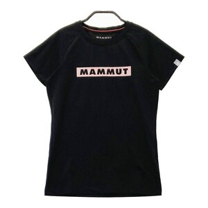 MAMMUT マムート 半袖Tシャツ ロゴプリント ブラック系 EU/XS [240101196398] レディース