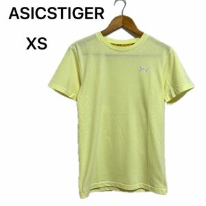ASICSTIGER TOKYO アシックスタイガー 半袖Tシャツ クルーネック　イエロー　XS