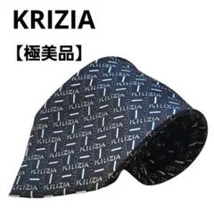 【極美品】KRIZIA ネクタイ ブラック ブランドロゴ ライオン柄 シルク