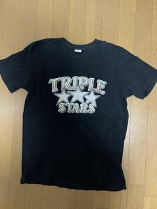 TMT triple stars ラメ Tシャツ L